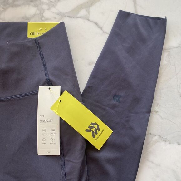 All in motion Leggings Flex High Rise Legging Size‎ S Long 7/8 slate gray - Picture 6 of 10